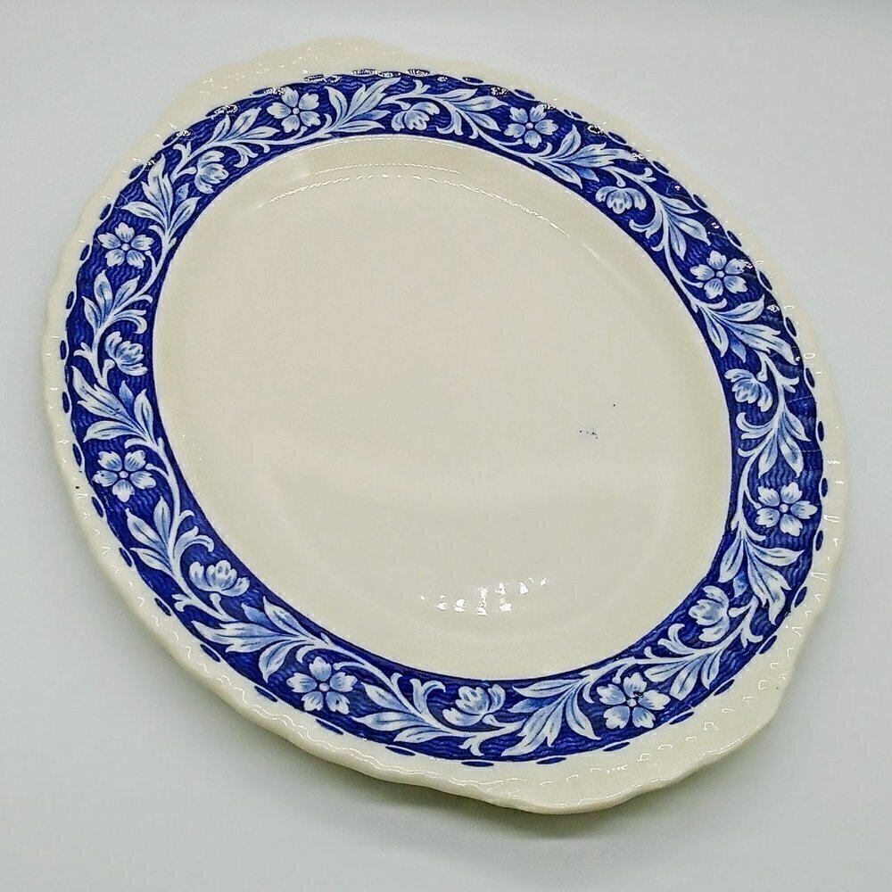 Vintage W.H. Grindley England "Elysian" 14" Oval China Serving Tray